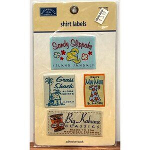 Karen Foster Design Shirt Labels Adhesive-Back Tropical Themes 10080